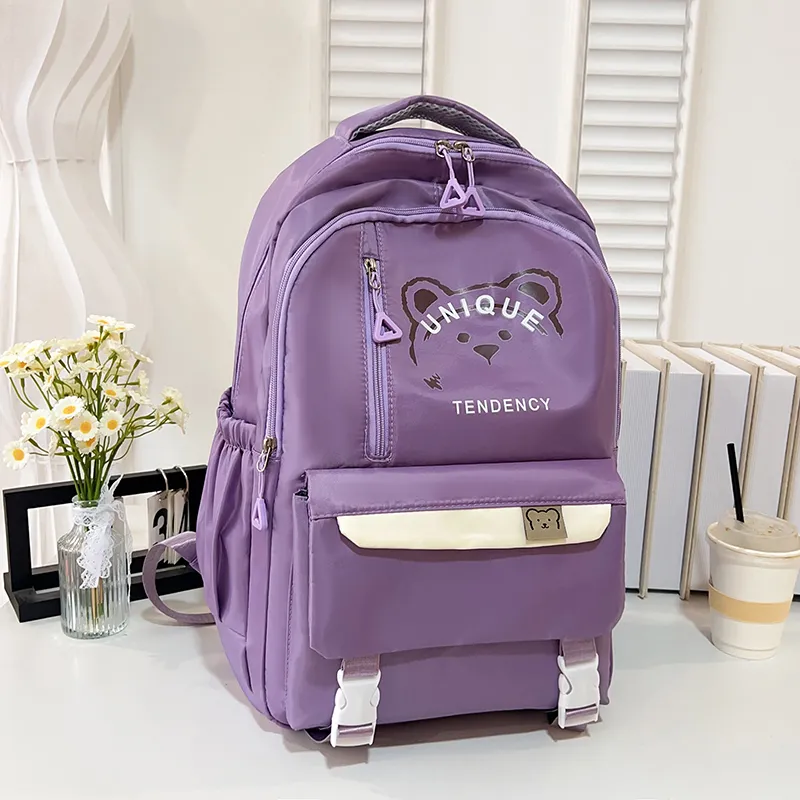 Yalu Nylon Backpack Unisex Multicolor-7