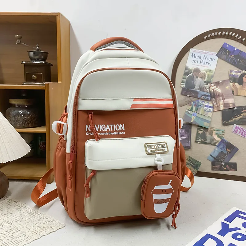 Yalu Nylon Backpack Unisex Multicolor-11