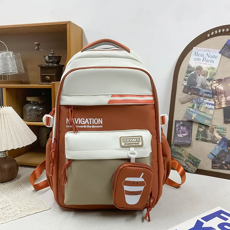 Yalu Nylon Backpack Unisex Multicolor-10