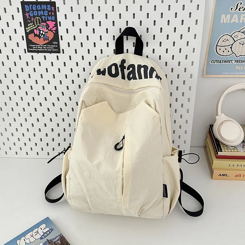 Yalu Nylon Backpack Unisex Multicolor-3