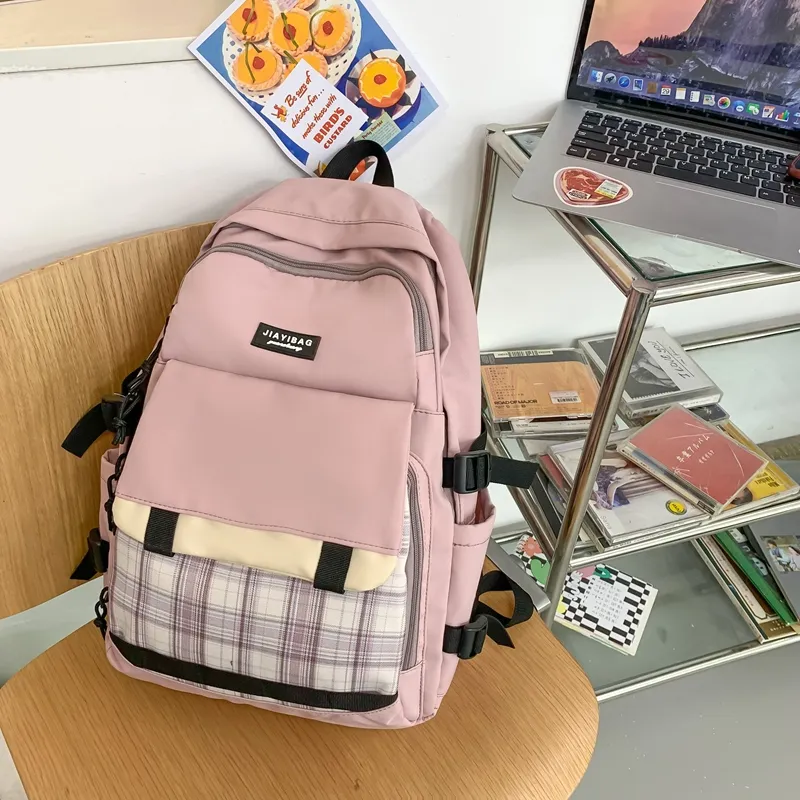 Yalu Nylon Backpack Regular Unisex Multicolor-5
