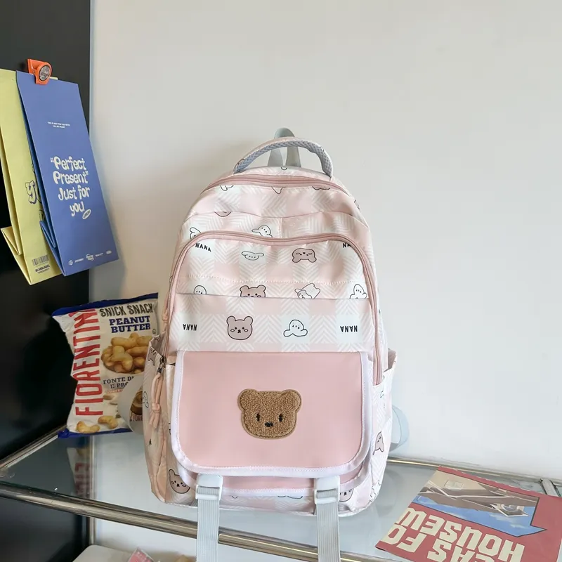 Yalu Nylon Backpack Unisex Multicolor-1