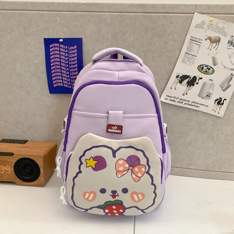 Yalu Nylon Backpack Unisex Multicolor-14