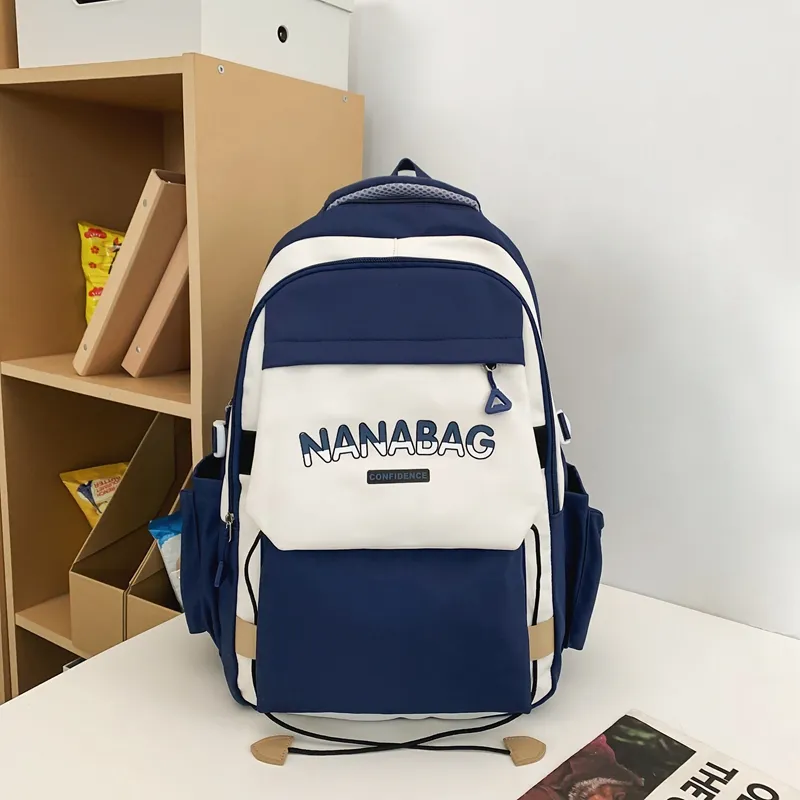 Yalu Nylon Backpack Unisex Multicolor-5