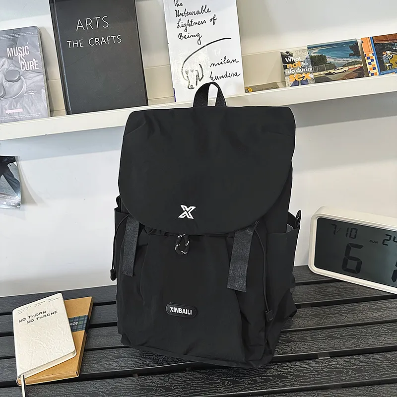 Yalu Nylon Backpack Unisex Multicolor-10