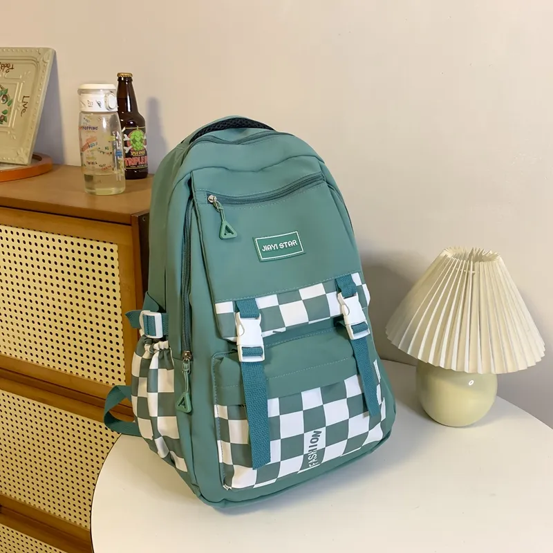 Yalu Nylon Backpack Unisex Multicolor-1
