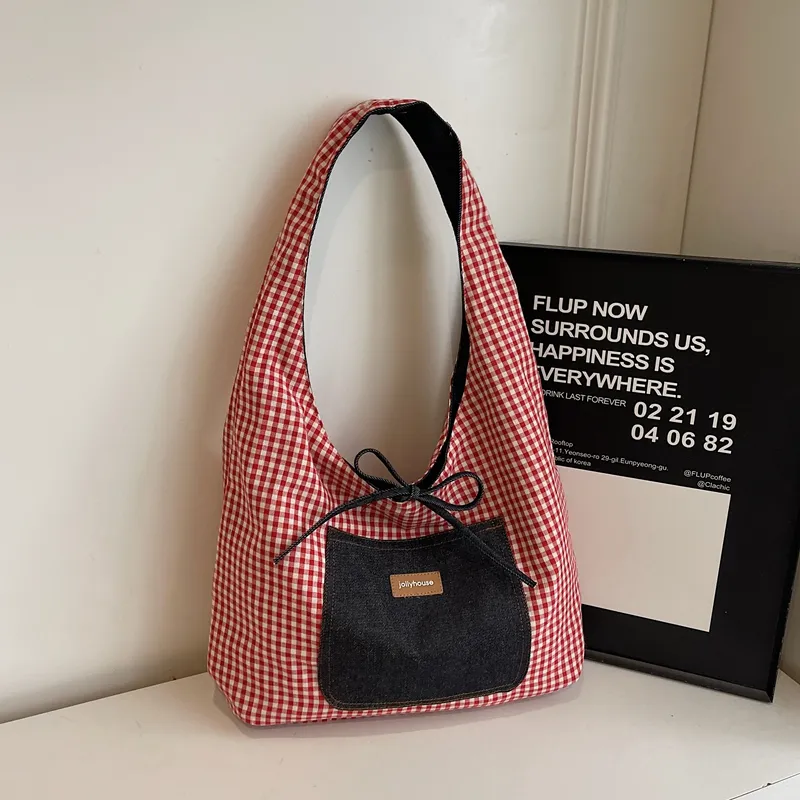 Yalu Denim Shoulder Bag Unisex Multicolor-1