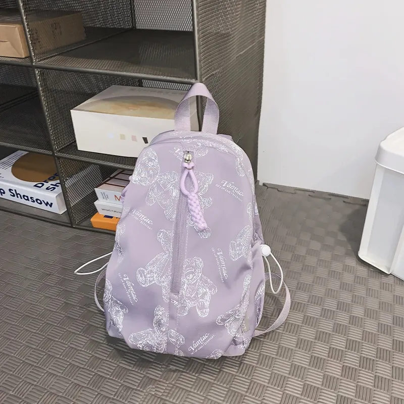 Yalu Nylon Backpack Unisex Multicolor-10
