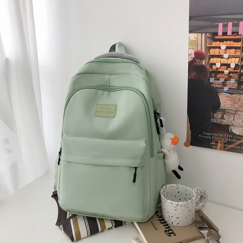 Yalu Nylon Backpack Unisex Multicolor-4