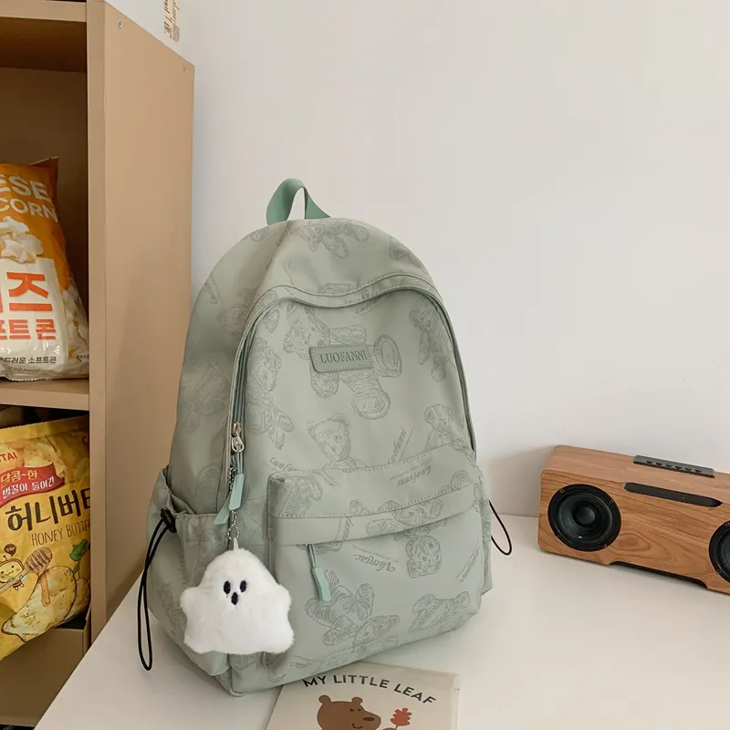 Yalu Nylon Backpack Unisex Multicolor-7