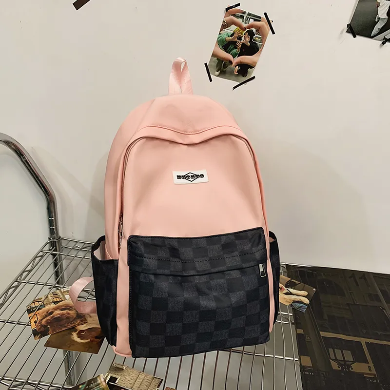Yalu Nylon Backpack Unisex Multicolor-11