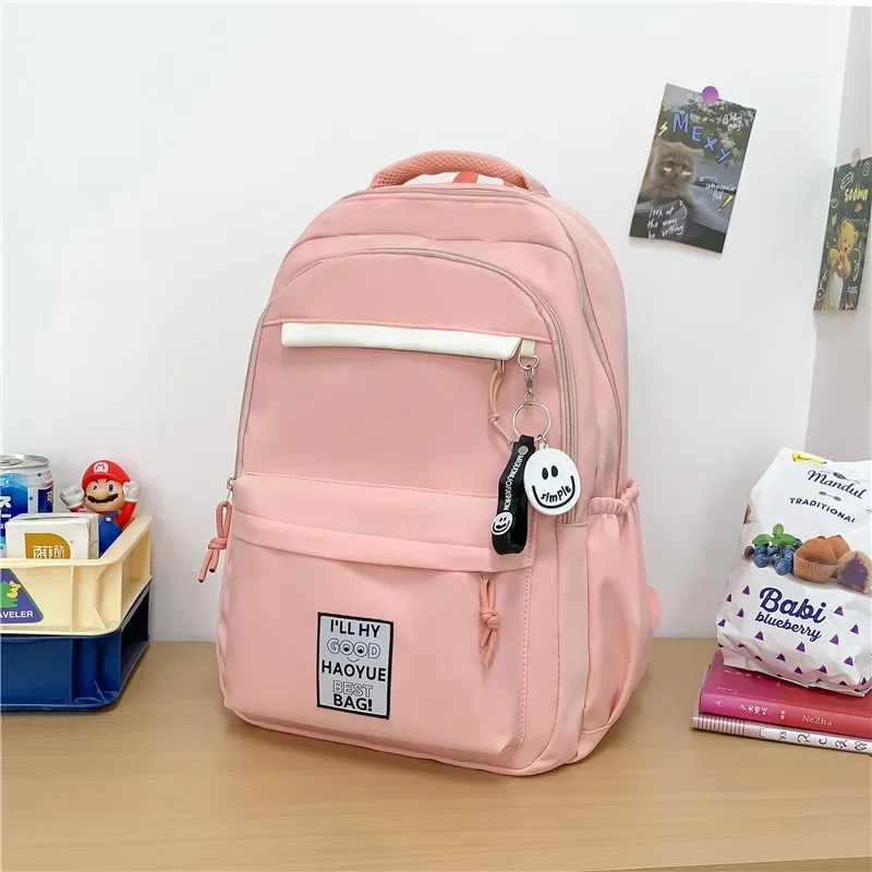 Yalu Nylon Backpack Unisex Multicolor-11