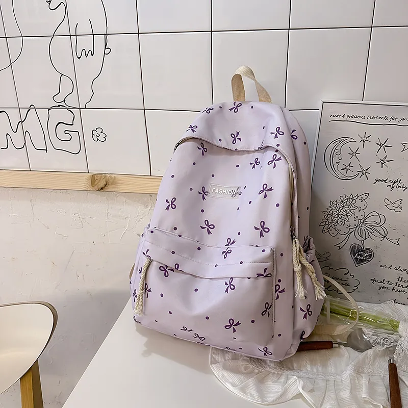 Yalu Nylon Backpack Women's Multicolor-4