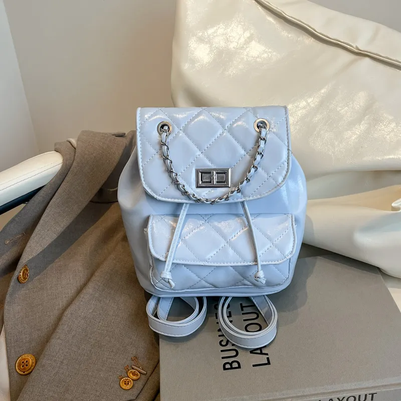Yalu PU Backpack Unisex Multicolor-14