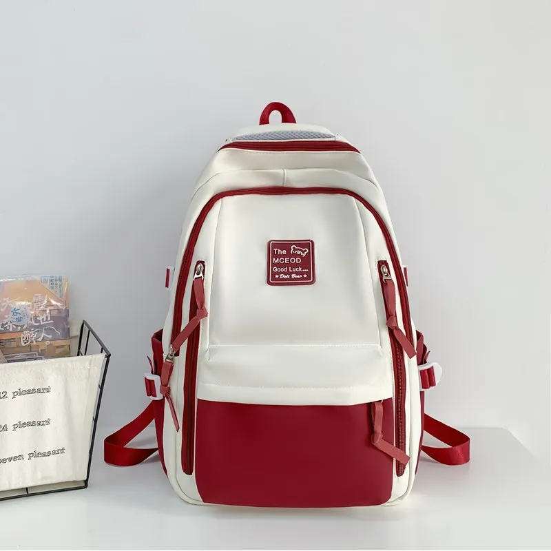 Yalu Nylon Backpack Unisex Multicolor-3