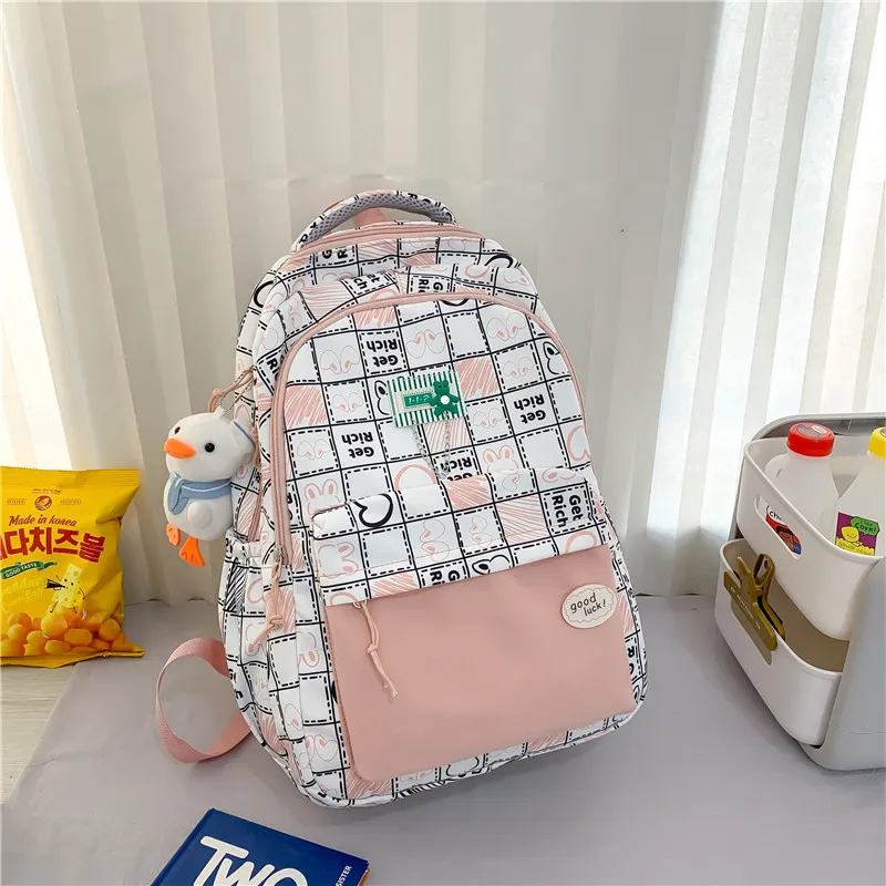 Yalu Nylon Backpack Women's Multicolor-14