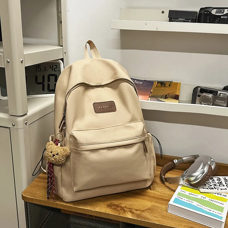 Yalu Nylon Backpack Unisex Multicolor-8
