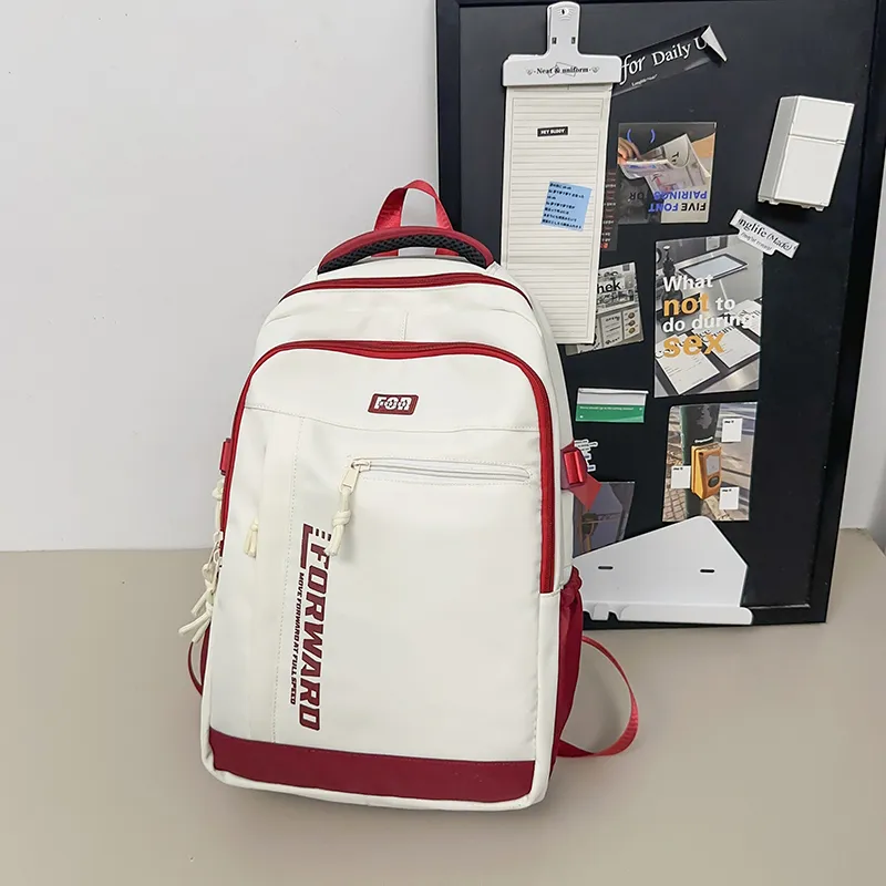 Yalu Nylon Backpack Unisex Multicolor-4