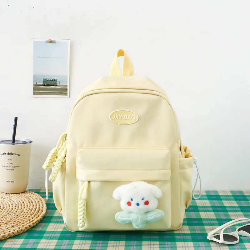 Yalu Nylon Backpack Regular Unisex Multicolor-3