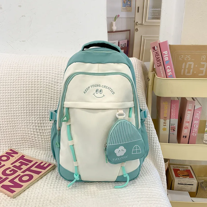 Yalu Nylon Backpack Unisex Multicolor-10