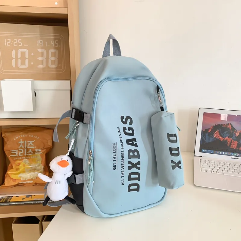 Yalu Nylon Backpack Unisex Multicolor-10
