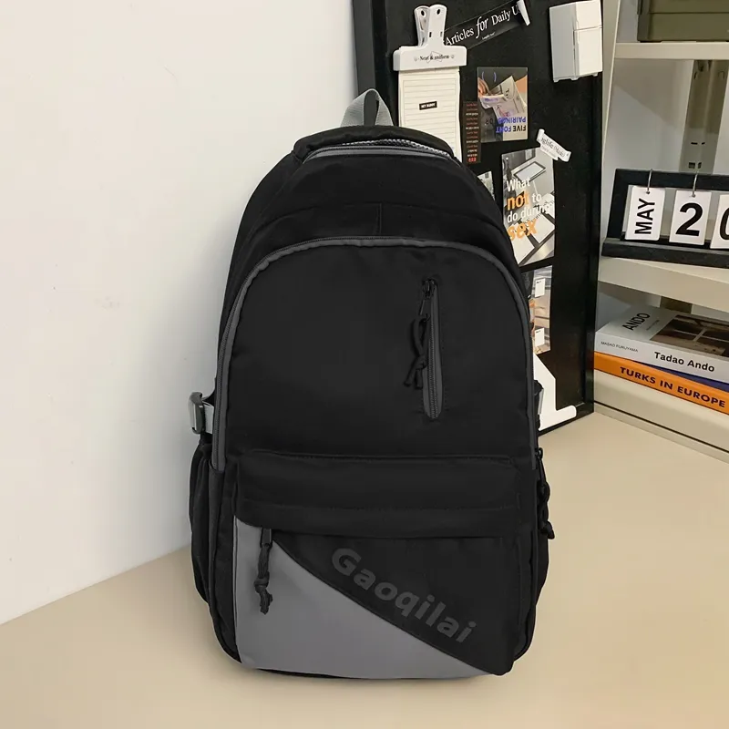 Yalu Nylon Backpack Unisex Multicolor-10