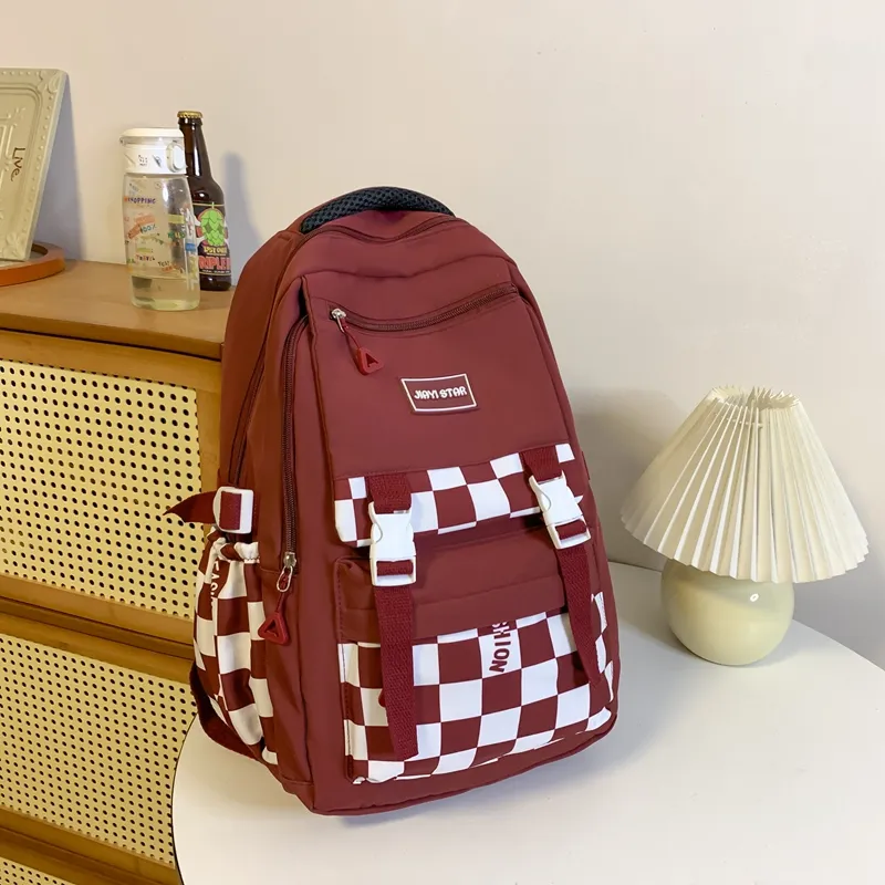 Yalu Nylon Backpack Unisex Multicolor-10