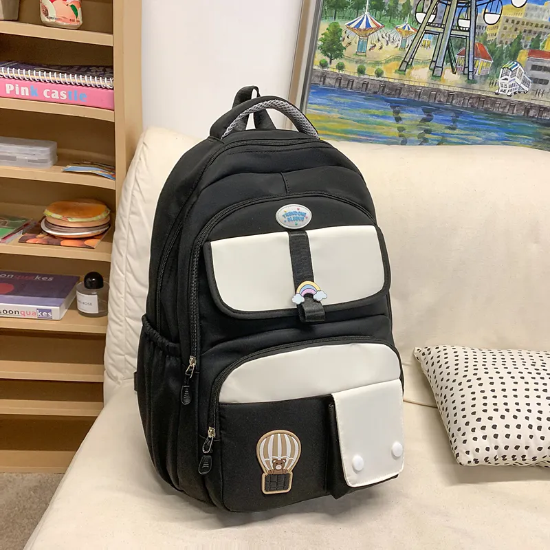 Yalu Nylon Backpack Unisex Multicolor-10