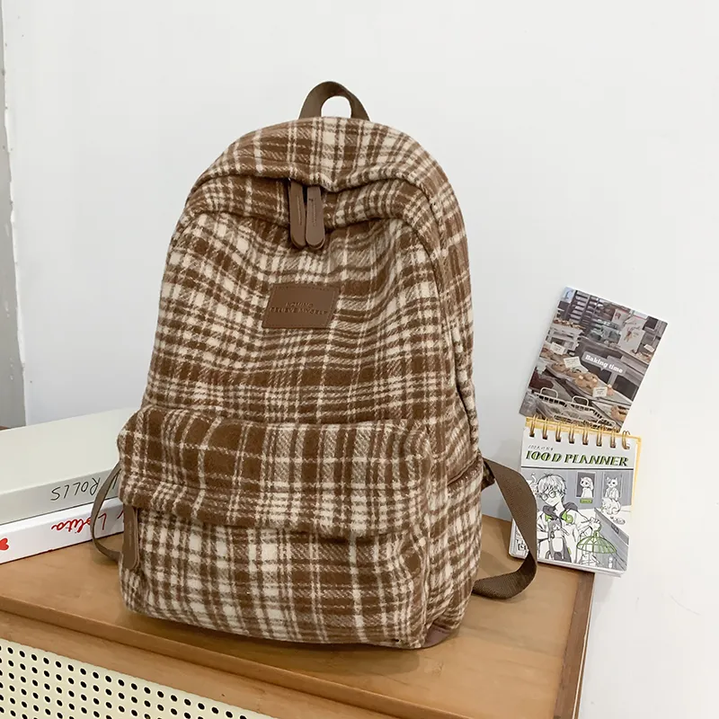 Yalu Woolen Backpack Unisex Multicolor-11
