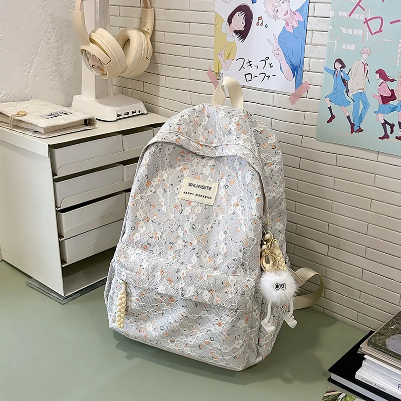 Yalu Nylon Backpack Women's Multicolor-7