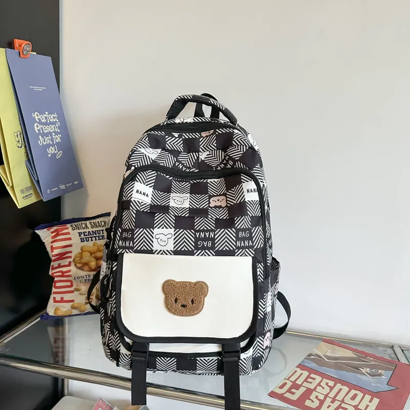 Yalu Nylon Backpack Unisex Multicolor-10