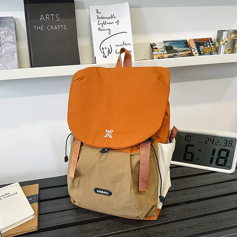 Yalu Nylon Backpack Unisex Multicolor-2