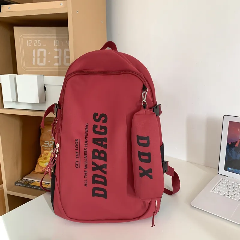 Yalu Nylon Backpack Unisex Multicolor-8
