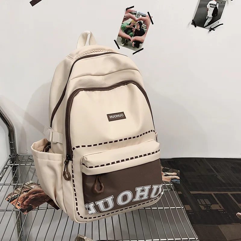 Yalu Nylon Backpack Unisex Multicolor-7