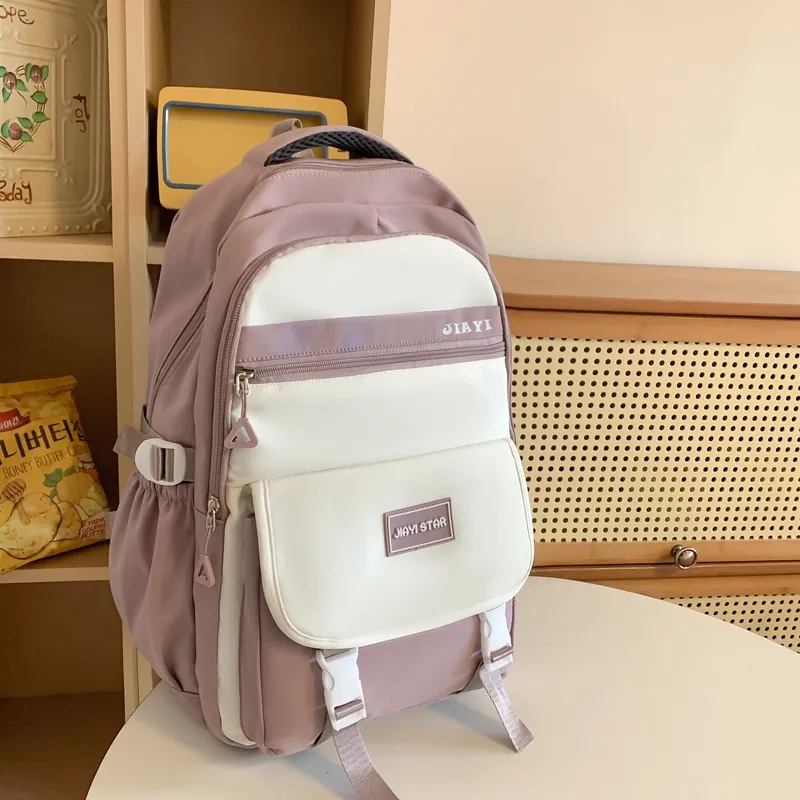 Yalu Nylon Backpack Unisex Multicolor-4