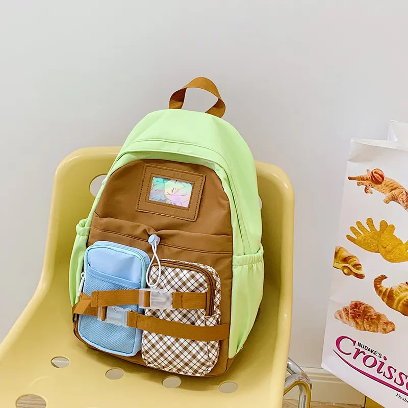Yalu Nylon Backpack Unisex Multicolor-8