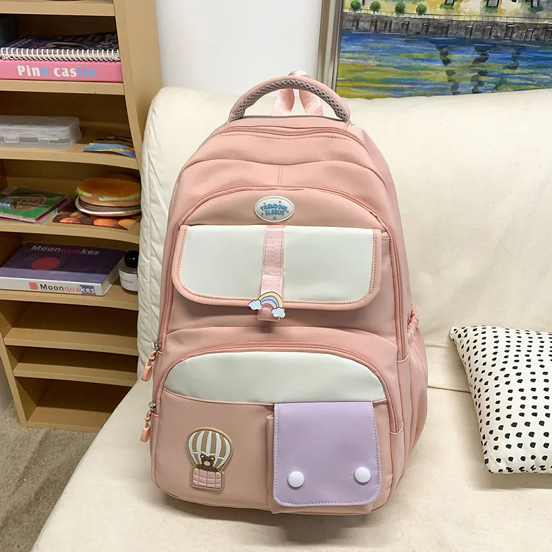 Yalu Nylon Backpack Unisex Multicolor-2