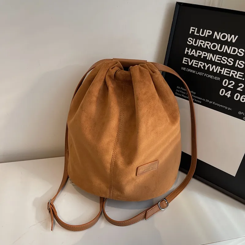 Yalu Suede Backpack Women's Multicolor-4