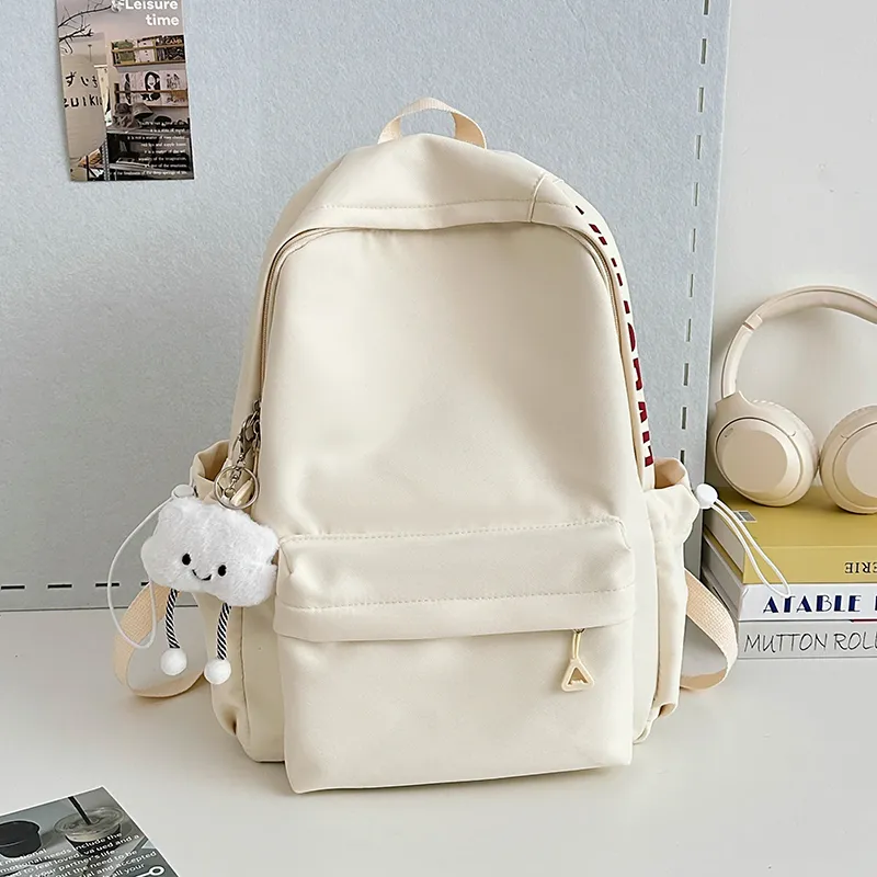 Yalu Nylon Backpack Regular Unisex Multicolor-5