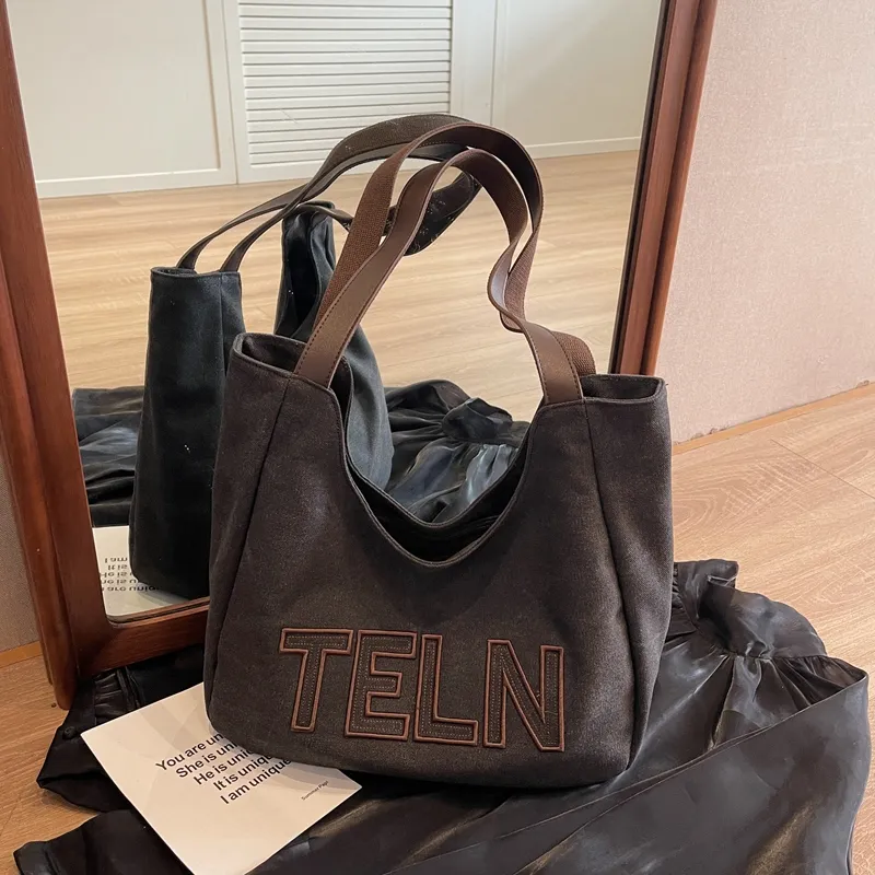Yalu Canvas Bag, Tote Bag, Shoulder Bag Unisex Multicolor-7