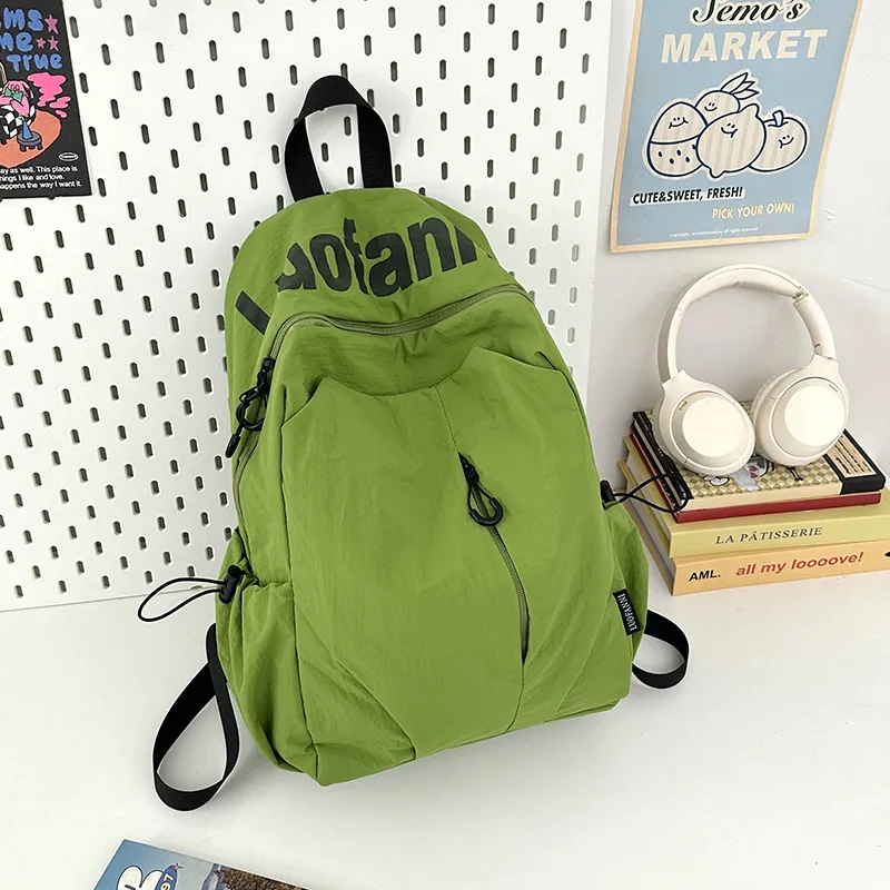 Yalu Nylon Backpack Unisex Multicolor-5
