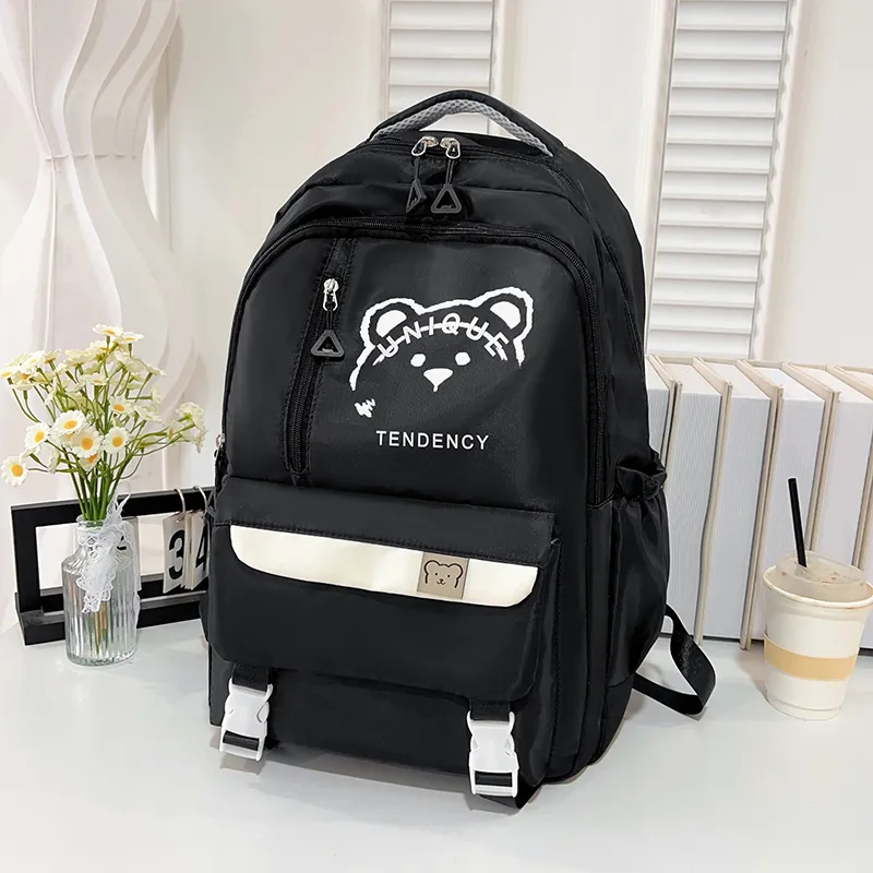 Yalu Nylon Backpack Unisex Multicolor-11