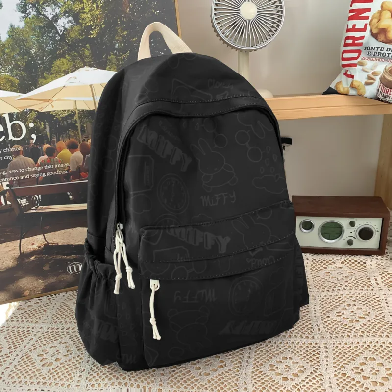 Yalu Nylon Backpack Unisex Multicolor-13