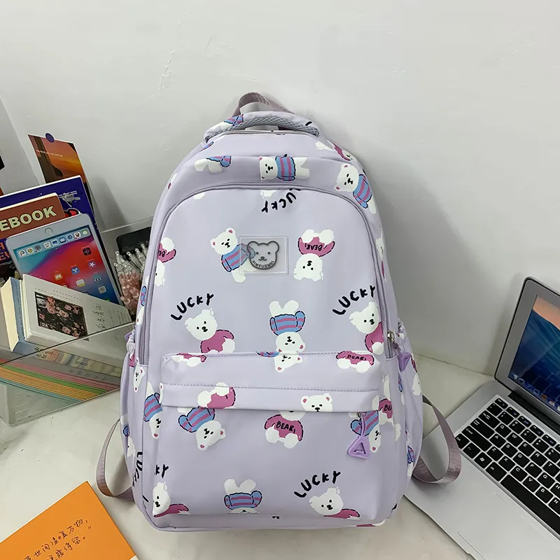 Yalu Nylon Backpack Unisex Multicolor-7