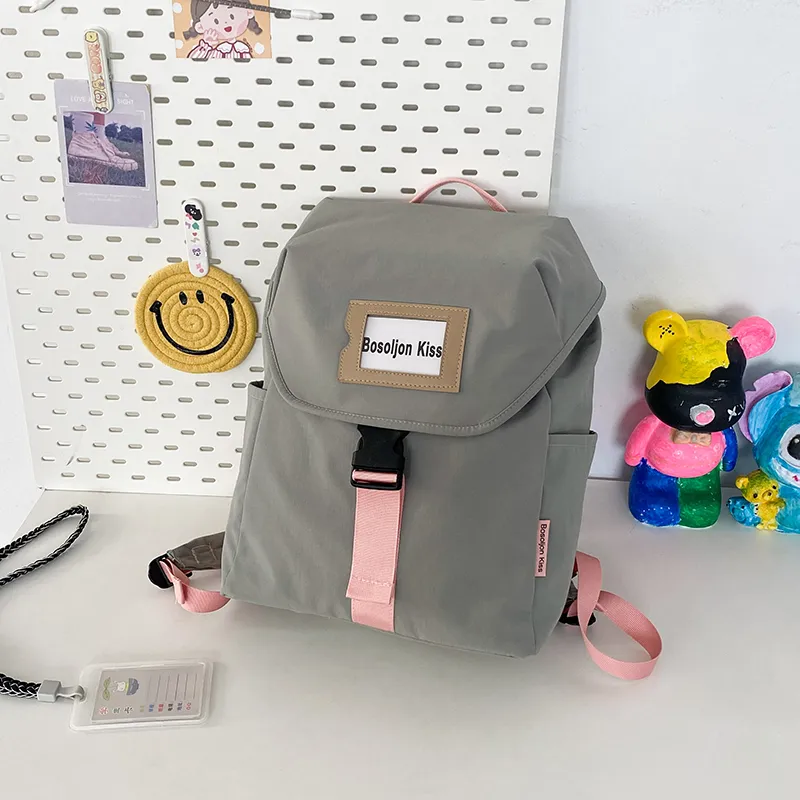 Yalu Nylon Backpack Unisex Multicolor-5