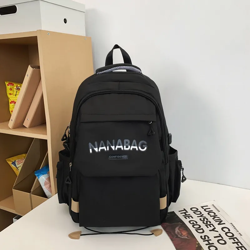 Yalu Nylon Backpack Unisex Multicolor-13