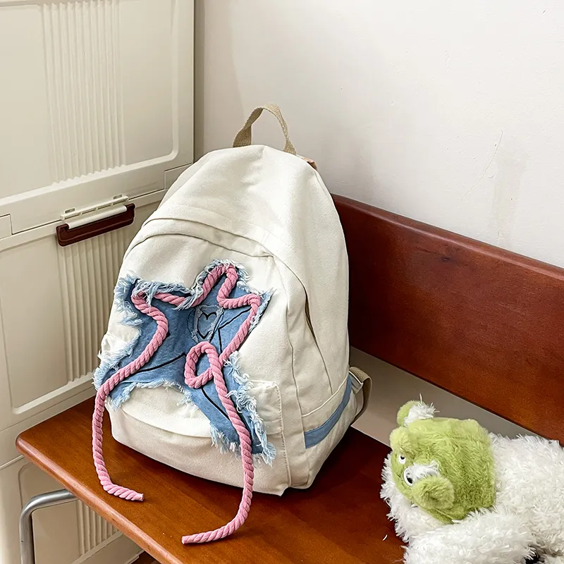 Yalu Canvas Backpack Unisex Multicolor-1