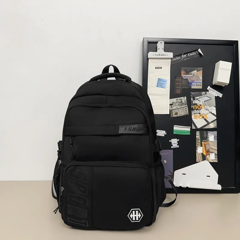 Yalu Nylon Backpack Regular Unisex Multicolor-13