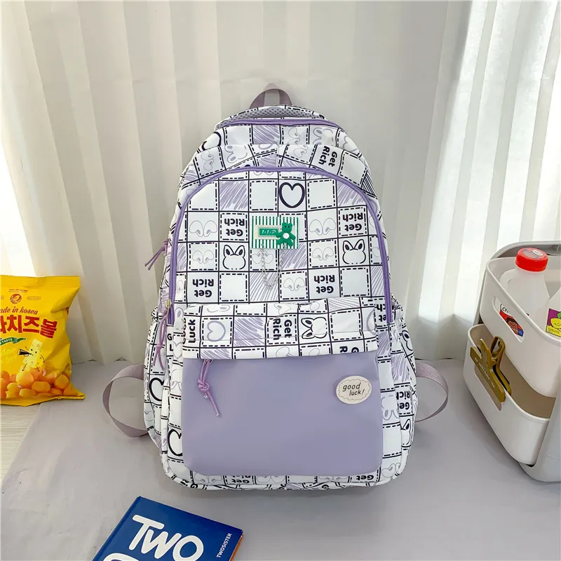Yalu Nylon Backpack Women's Multicolor-1