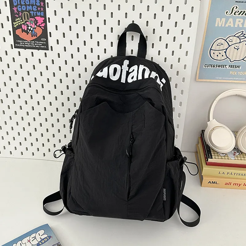 Yalu Nylon Backpack Unisex Multicolor-1
